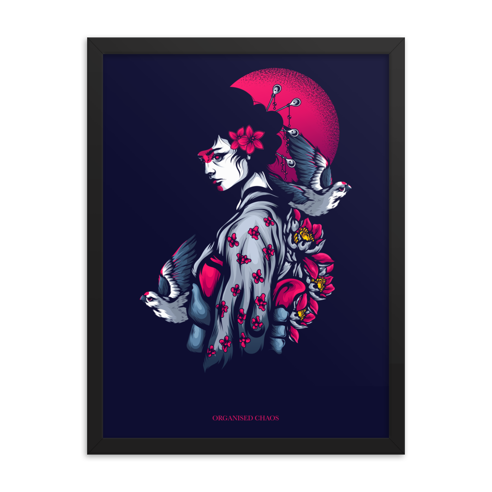 Geisha - Framed Poster