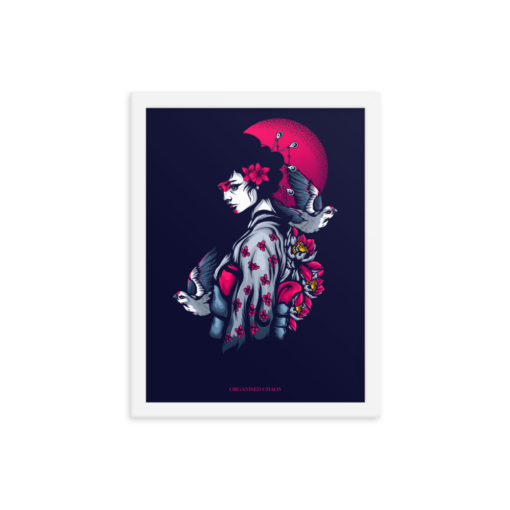 Geisha - Framed Poster