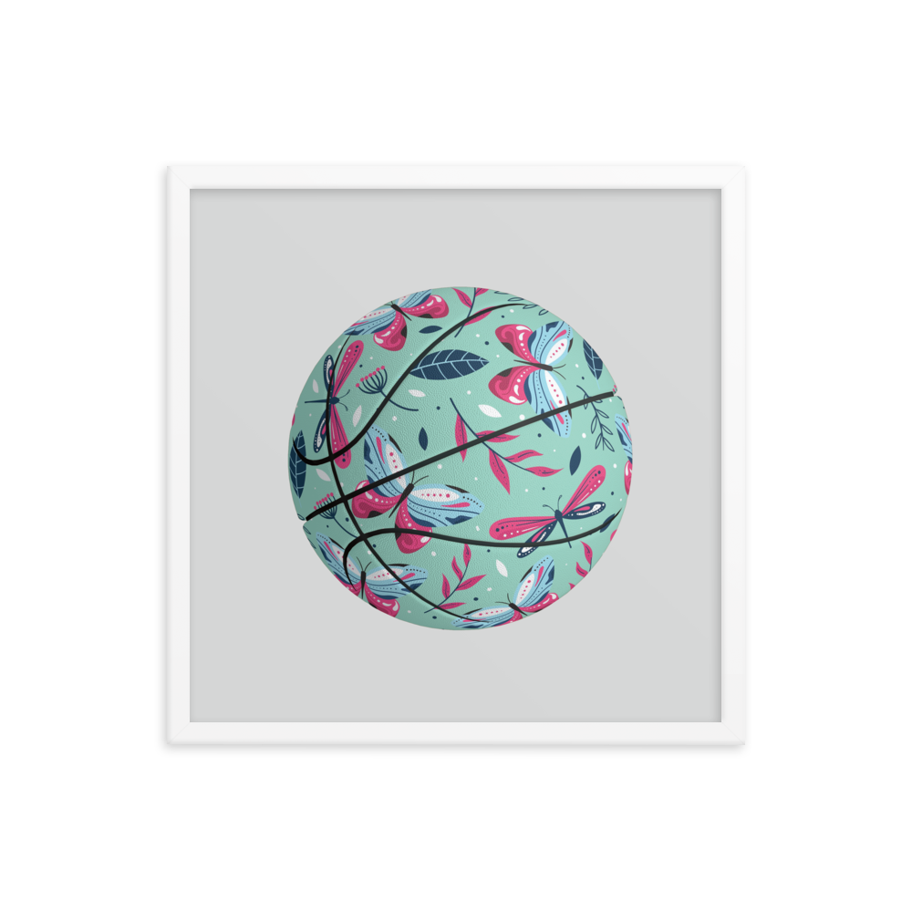 Basketball 9.0 - Framed Poster