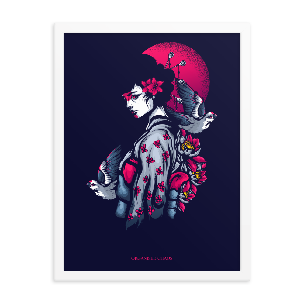 Geisha - Framed Poster