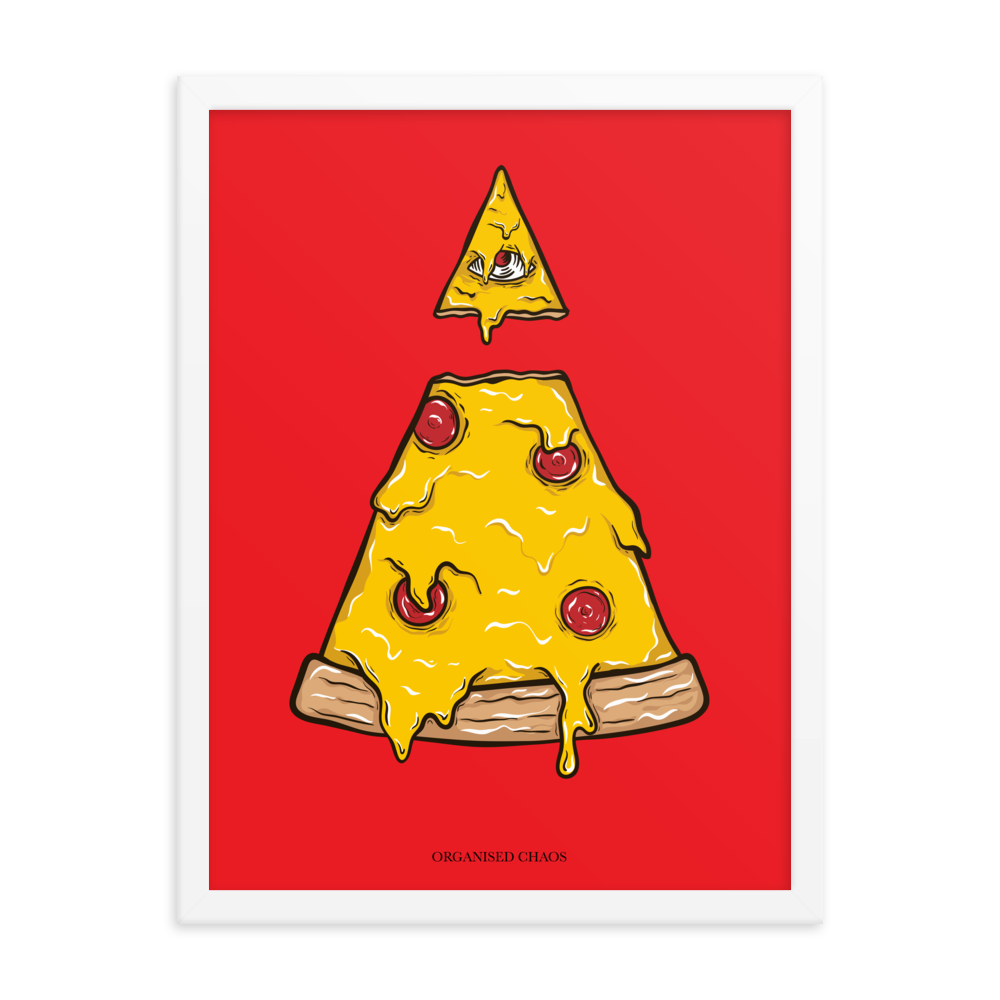 Pizzlluminati - Framed Poster