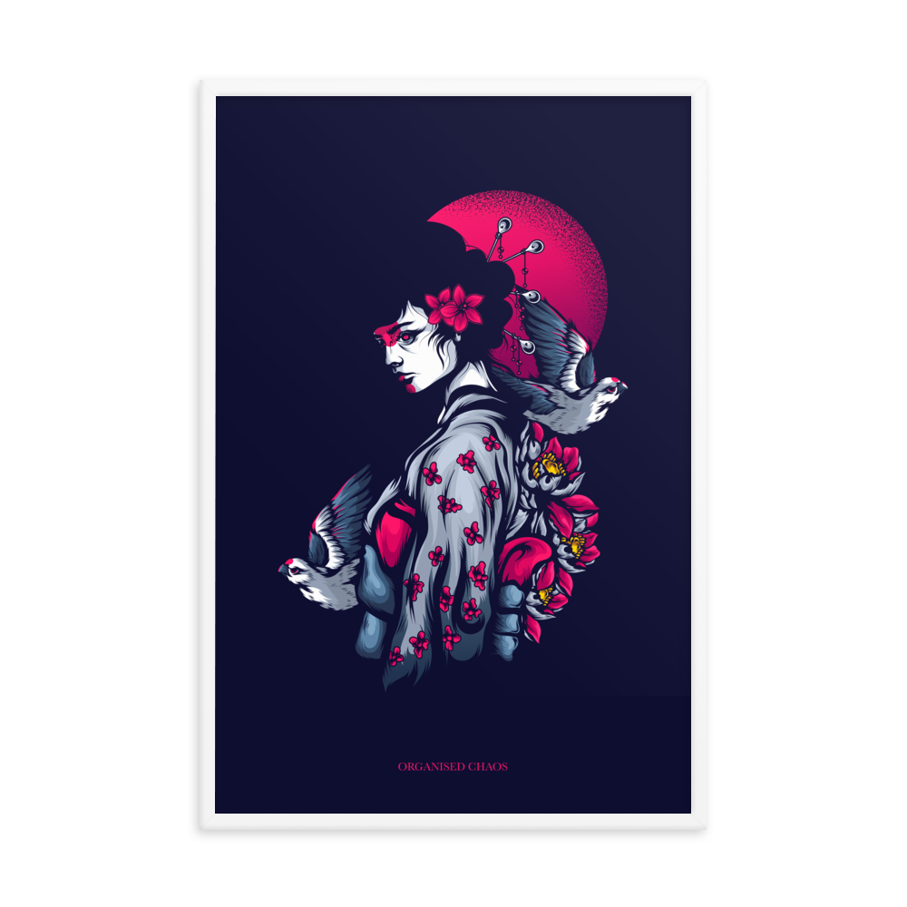 Geisha - Framed Poster