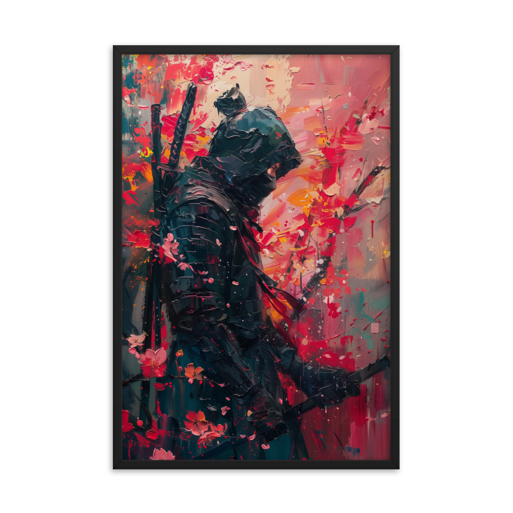 Sakura Dreams - The Ninja - Unique Painting