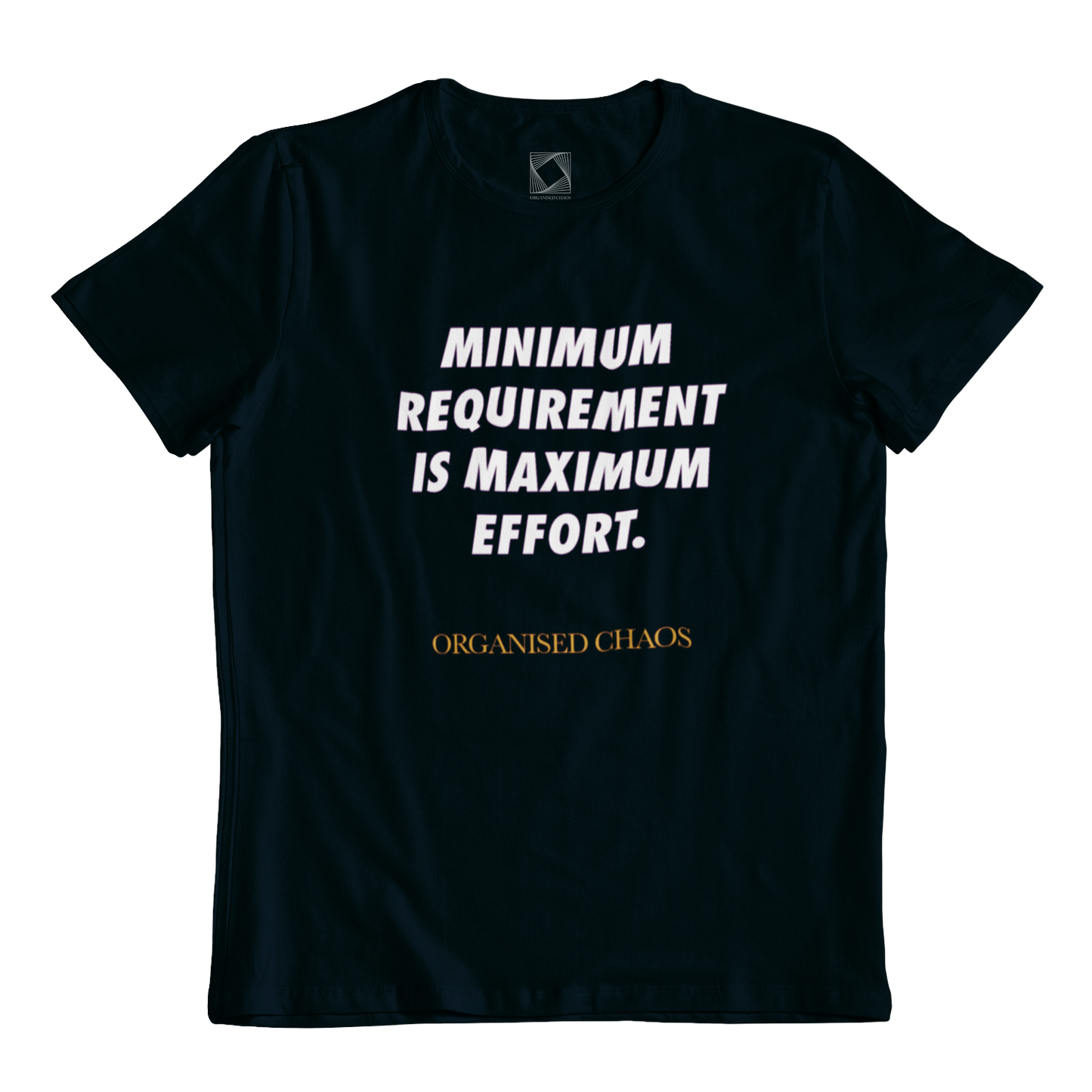 Minimum Requirement Is Maximum Effort Black T-Shirt Men