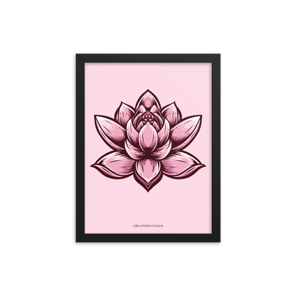 Lotus Flower - Framed Poster