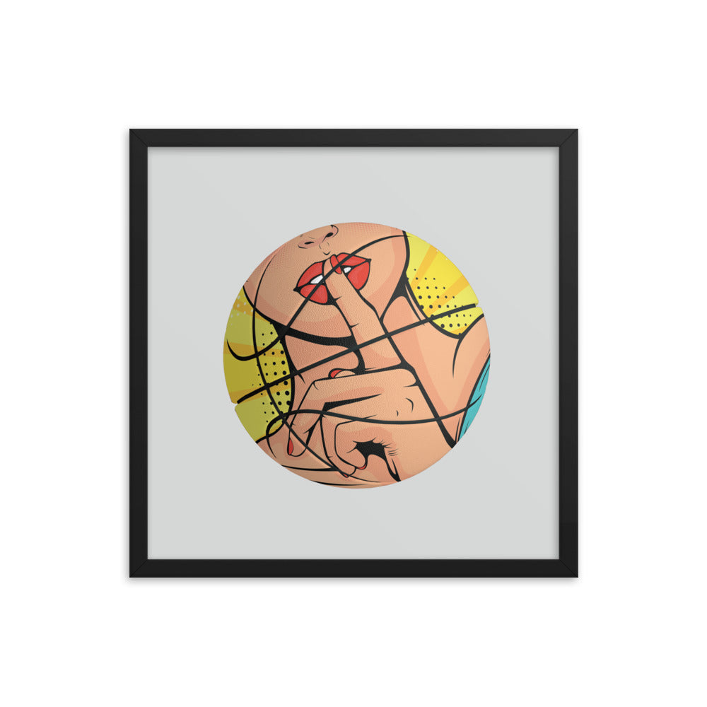 Basketball 13.0 - Framed Poster