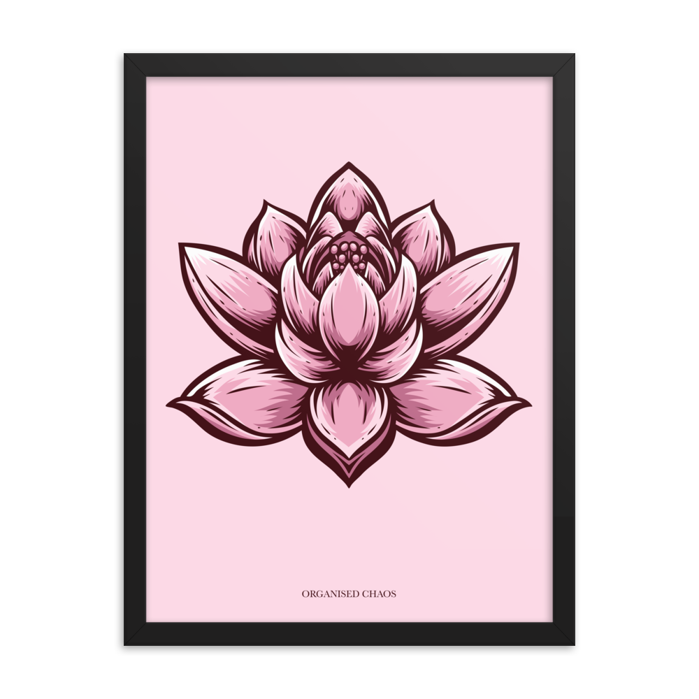 Lotus Flower - Framed Poster