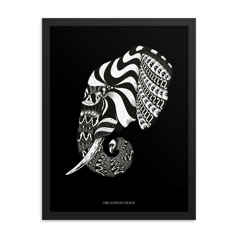 Mystic Elephant - Framed Poster