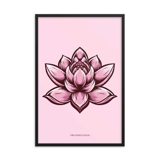 Lotus Flower - Framed Poster