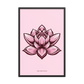 Lotus Flower - Framed Poster