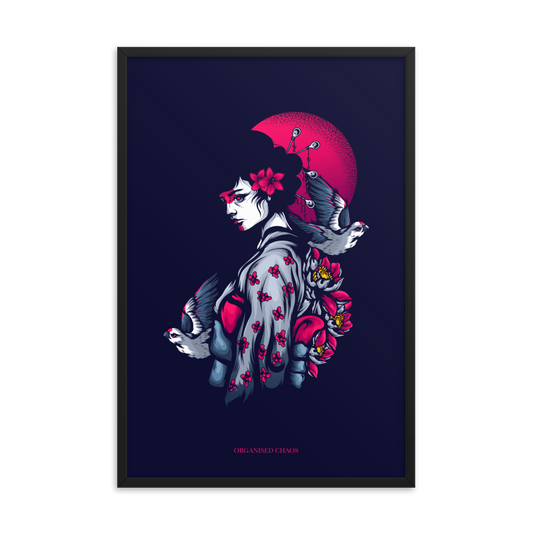 Geisha - Framed Poster