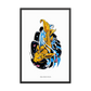 Japanese Gold Fish - Framed Poster