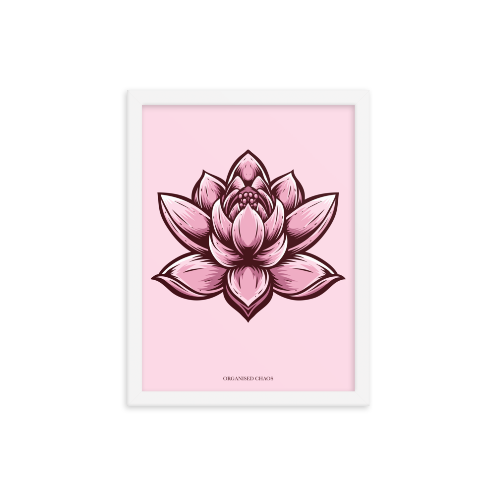 Lotus Flower - Framed Poster