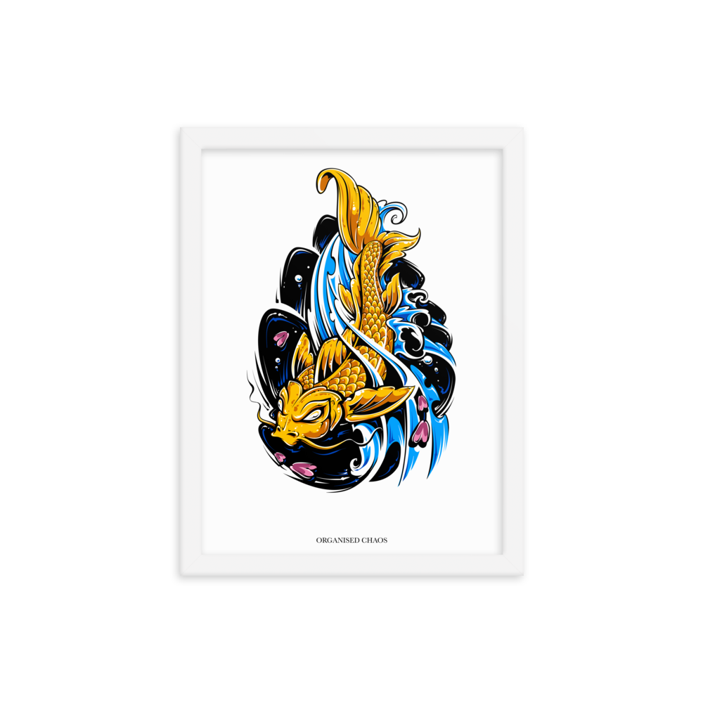 Japanese Gold Fish - Framed Poster