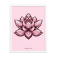 Lotus Flower - Framed Poster