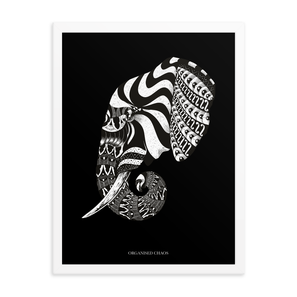 Mystic Elephant - Framed Poster