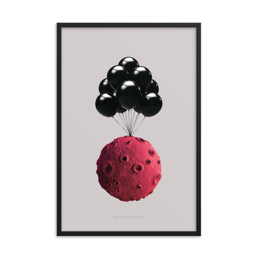 Balloon Planet - Framed Poster