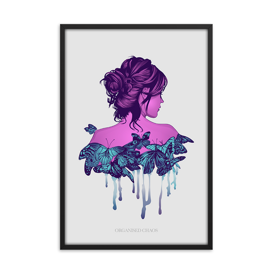 Butterfly Queen - Framed Poster