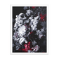 White Flower Astronaut - Framed Poster