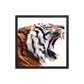 Tiger Roar Mirrored - Framed Poster